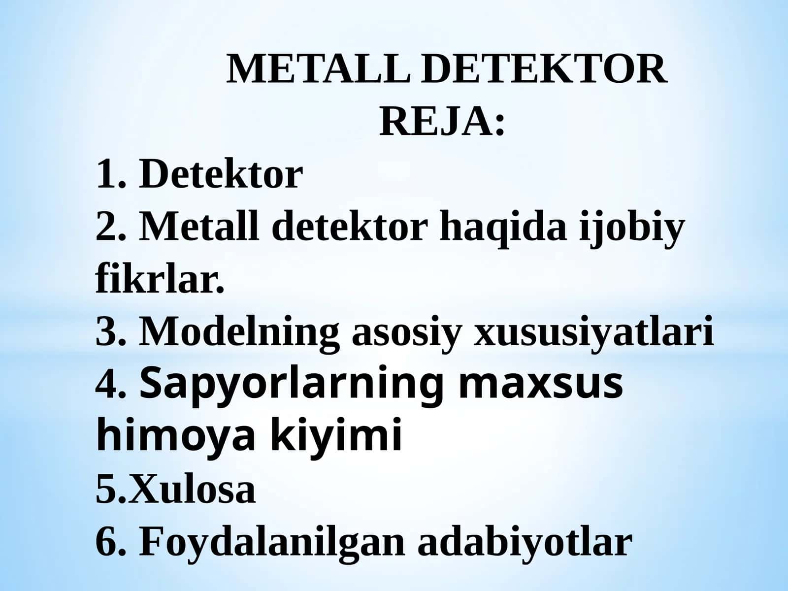 METALL DETEKTOR