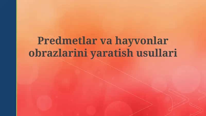 Tasvir yaratish usullari