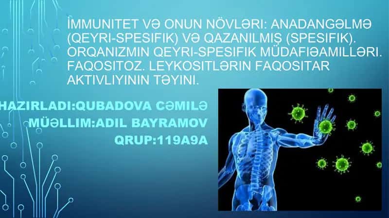 İmmunitet və onun növləri