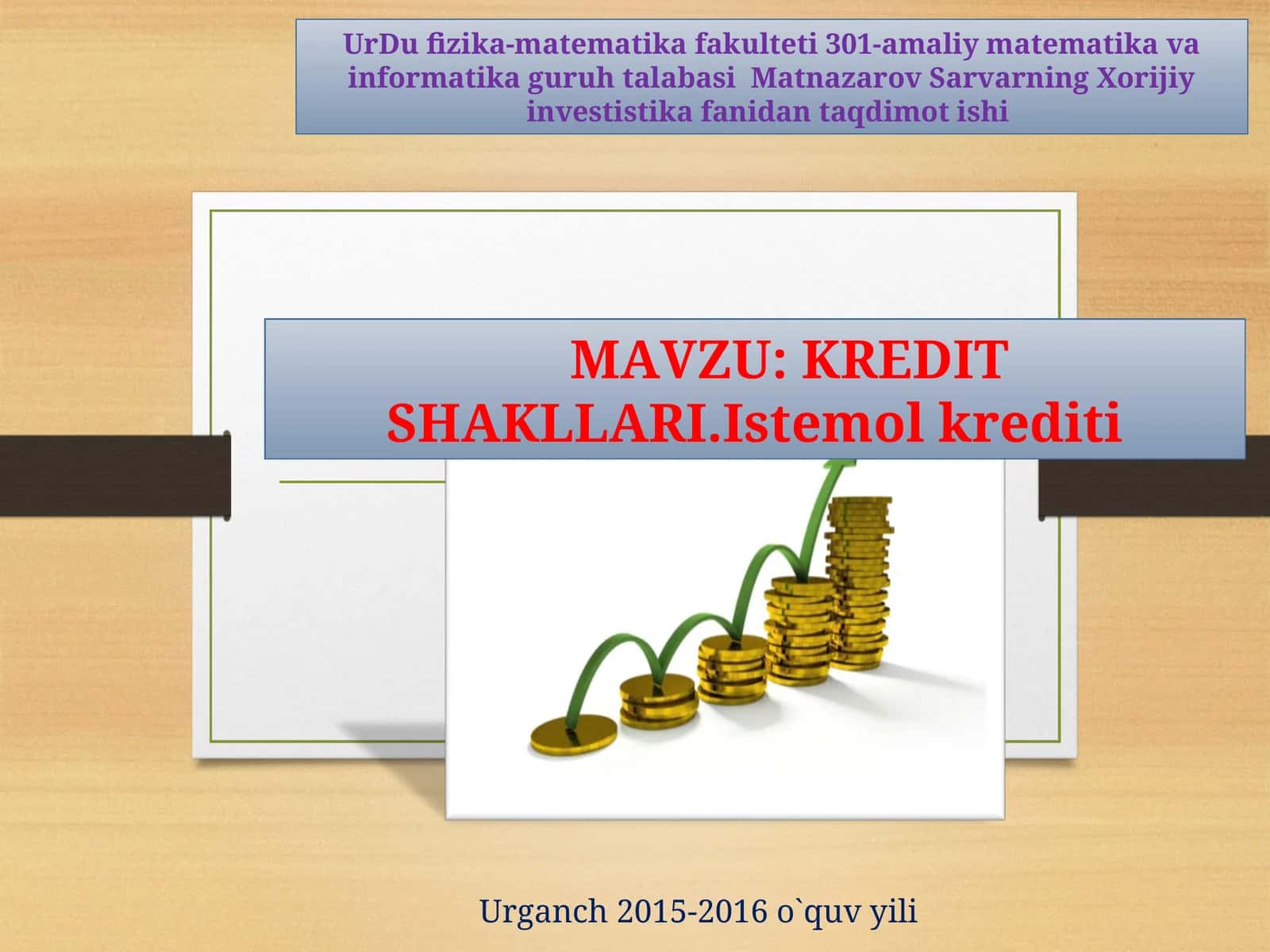 KREDIT SHAKLLARI.Istemol krediti