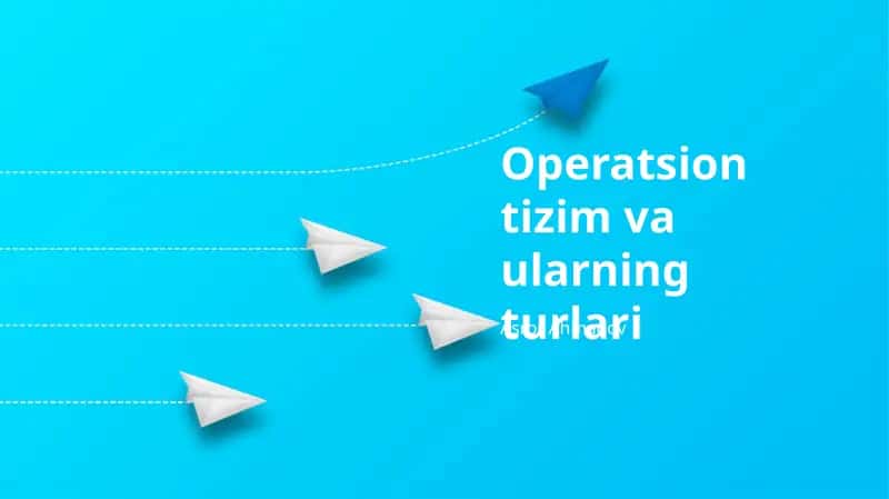 Operatsion tizim va ularning turlari