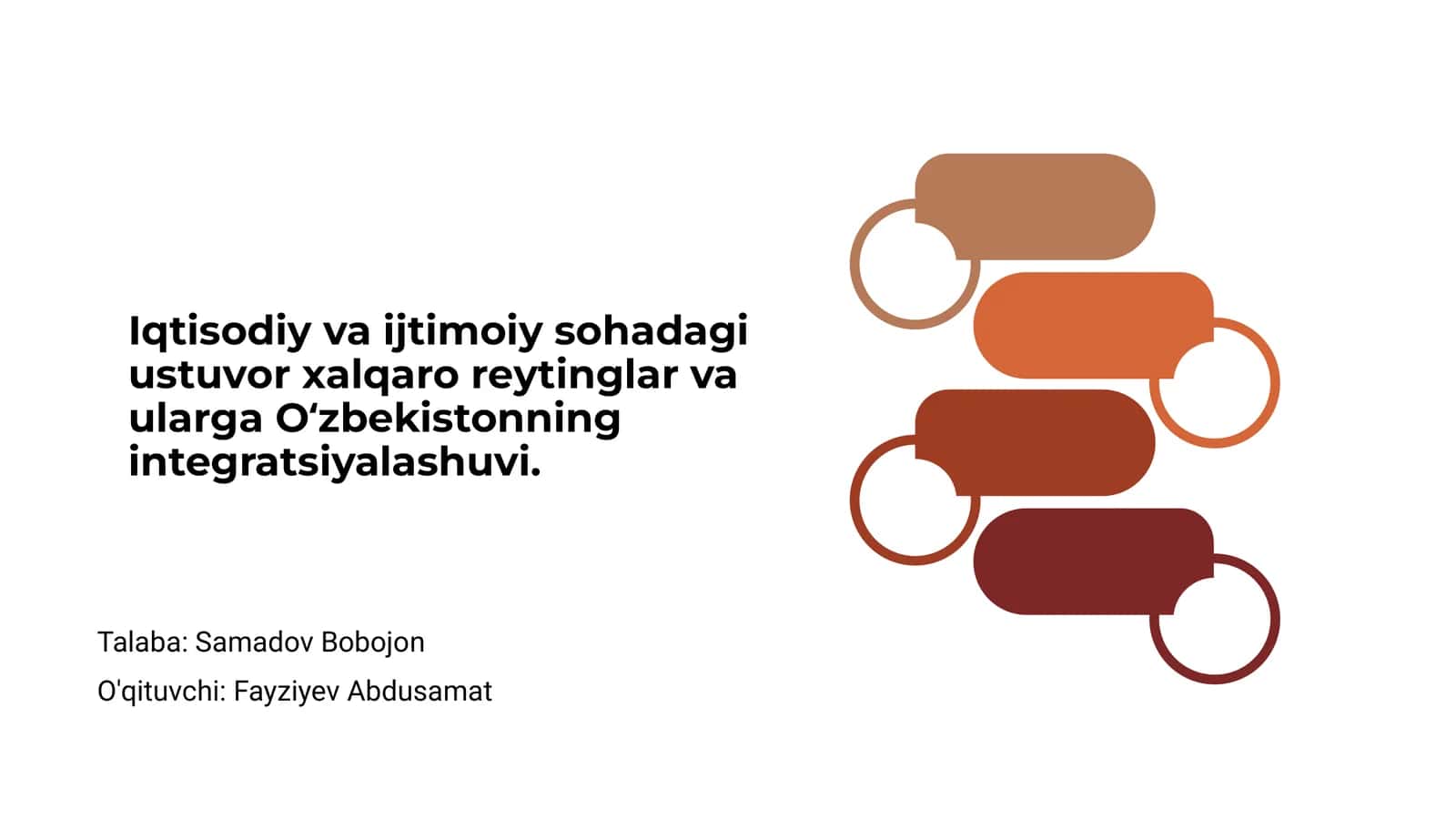 Iqtisodiy va ijtimoiy sohalar reytinglari va integratsiyalashuvi