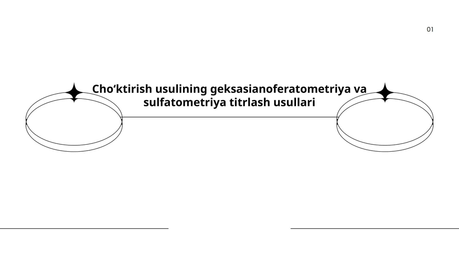 Cho‘ktirish usulining geksasianoferatometriya va sulfatometriya titrlash usullari