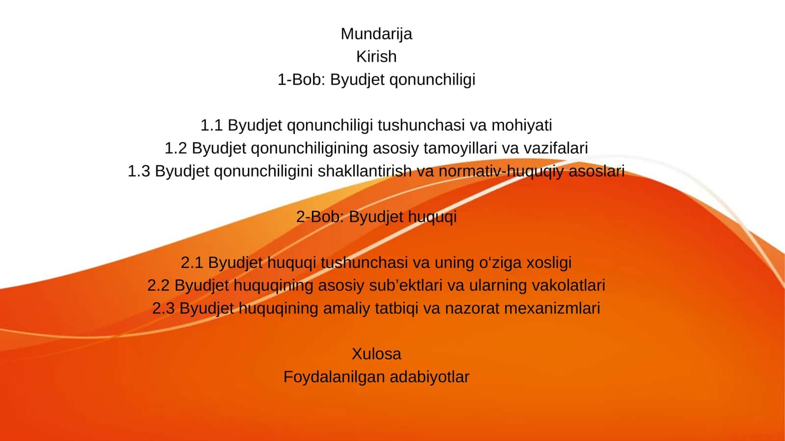 Byudjet qonunchiligi