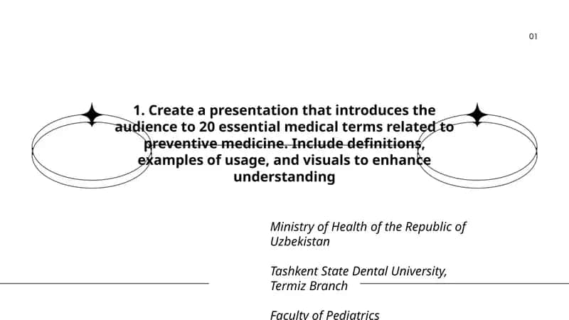 20 essential medical terms related to preventive medicine