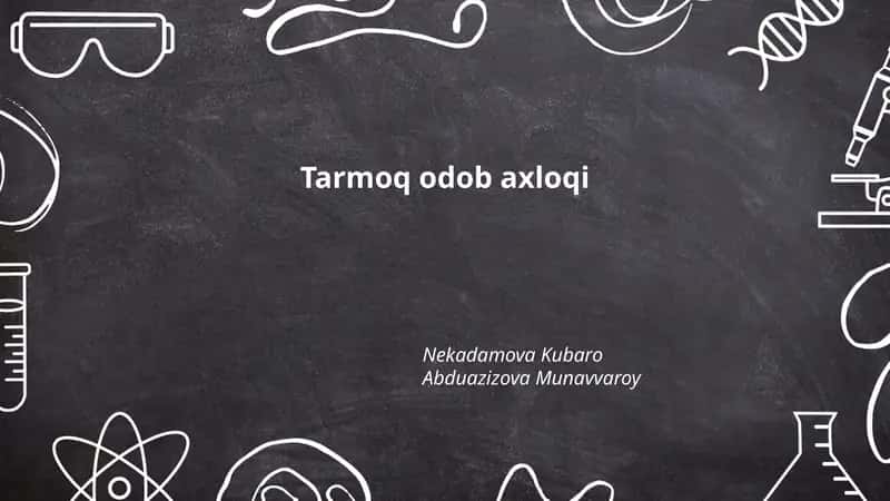 Tarmoq odob axloqi