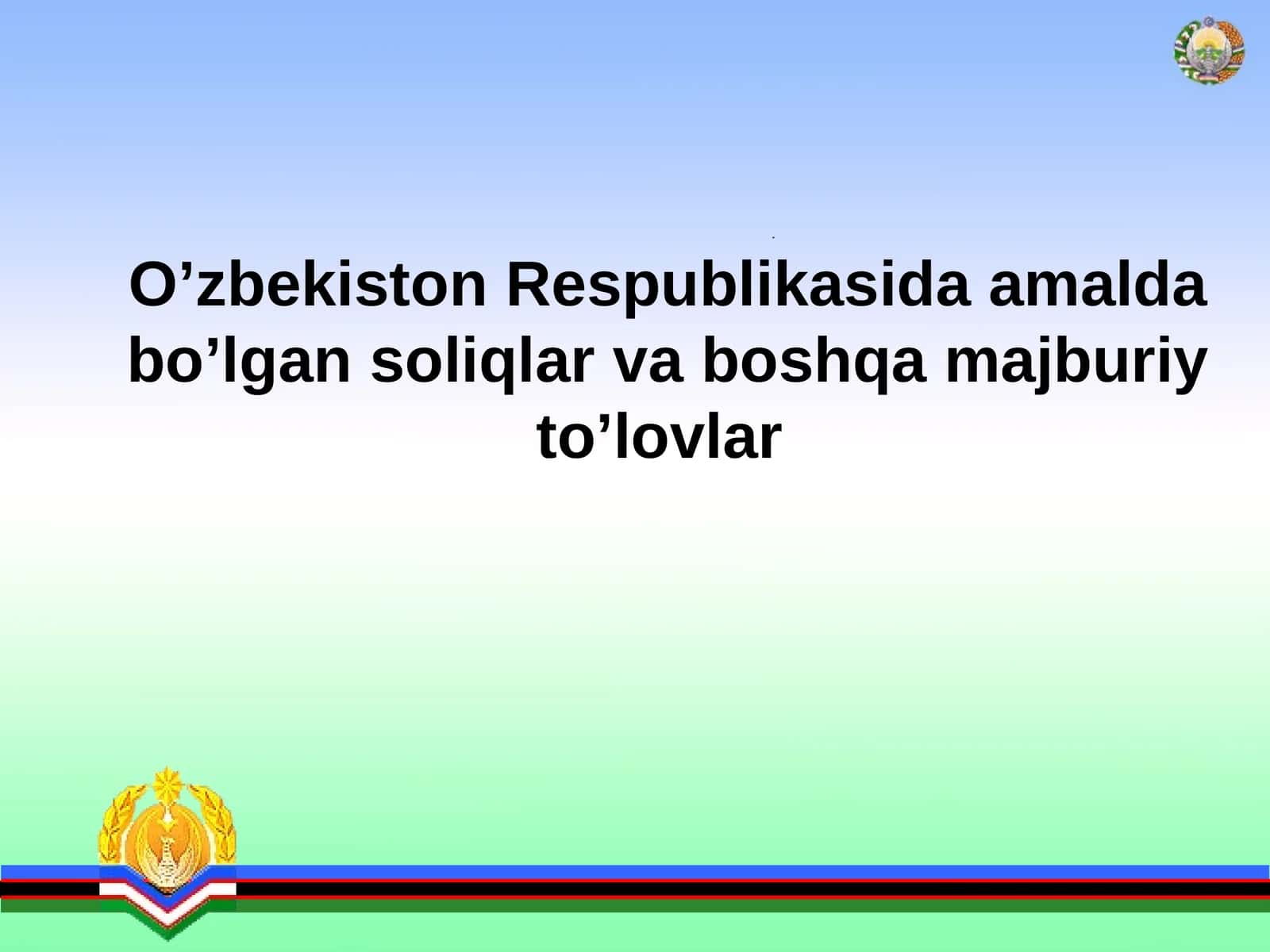 Soliqlarning iqtisodiy mohiyati va xususiyatlari