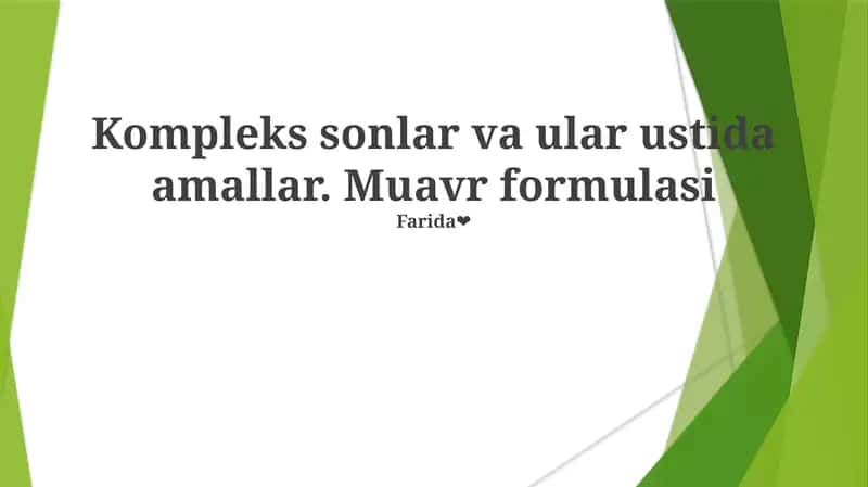 Muavr formulasi