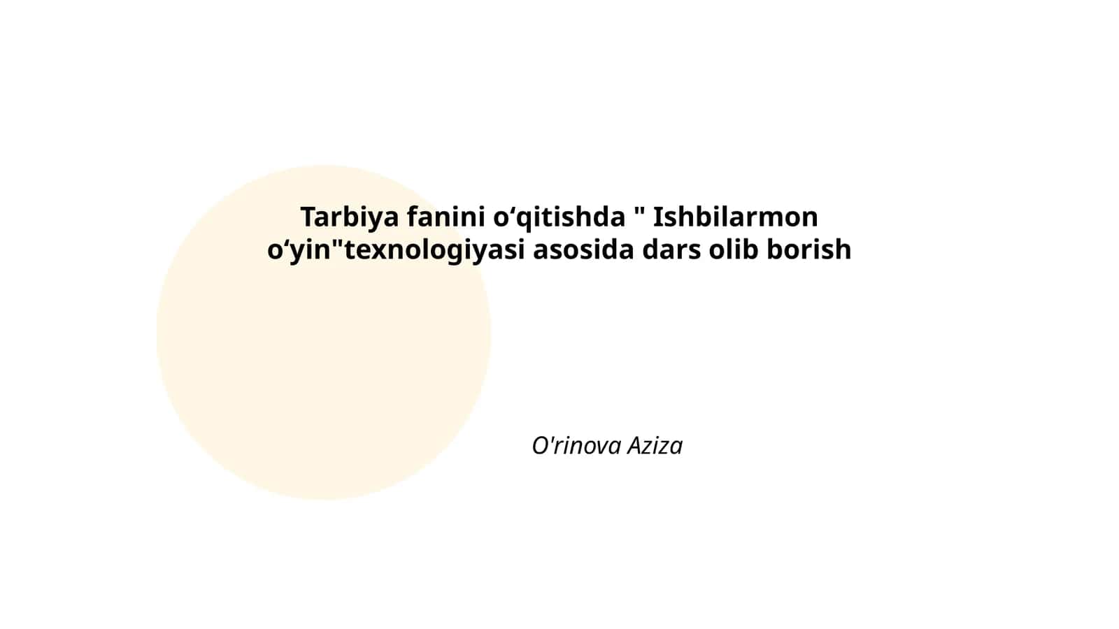 Ishbilarmon oʻyinlar texnologiyasi