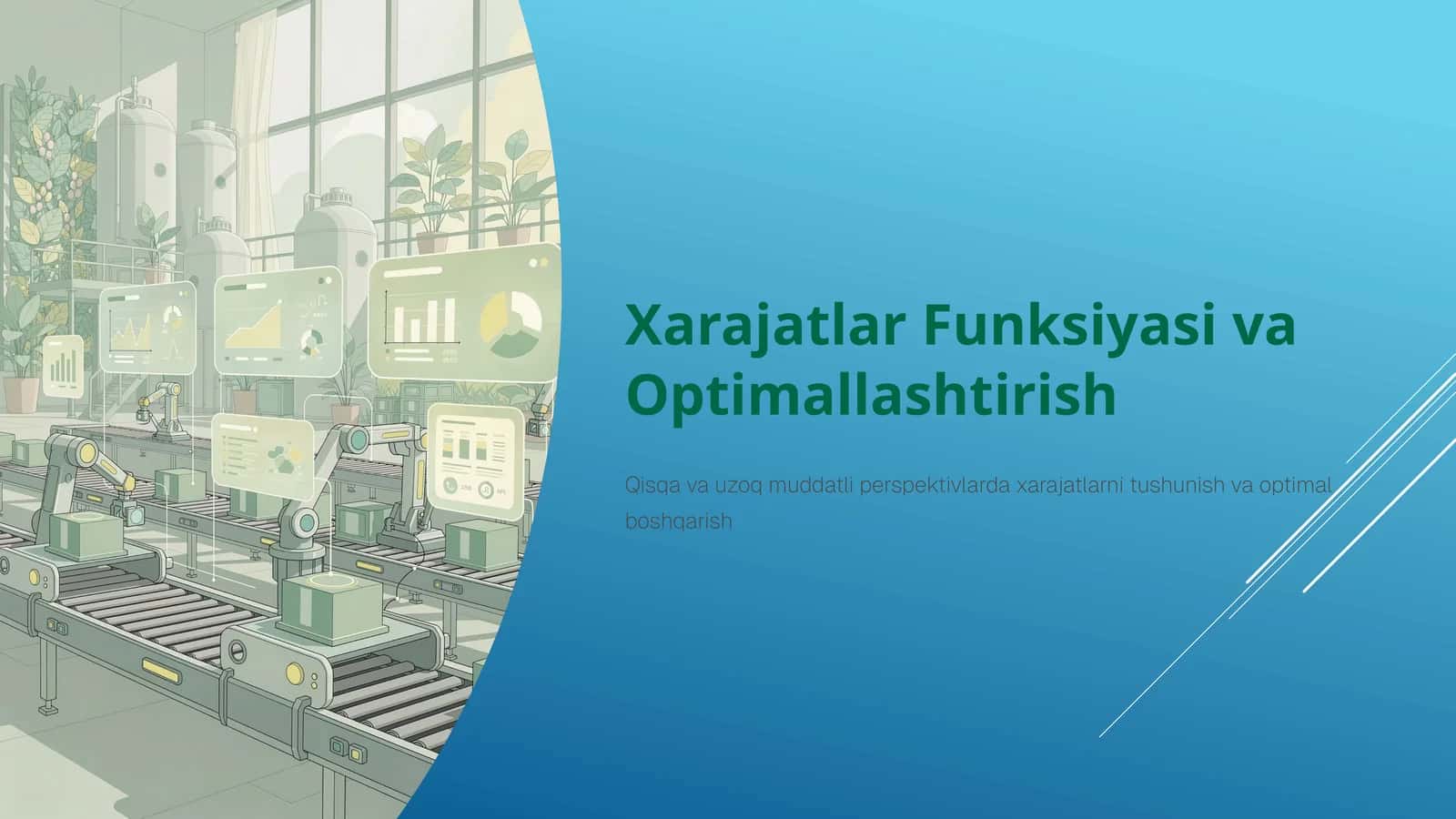 Xarajatlar Funksiyasi va Optimallashtirish