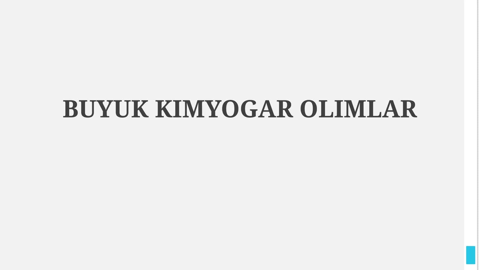 Buyuk Kimyogarolimlar