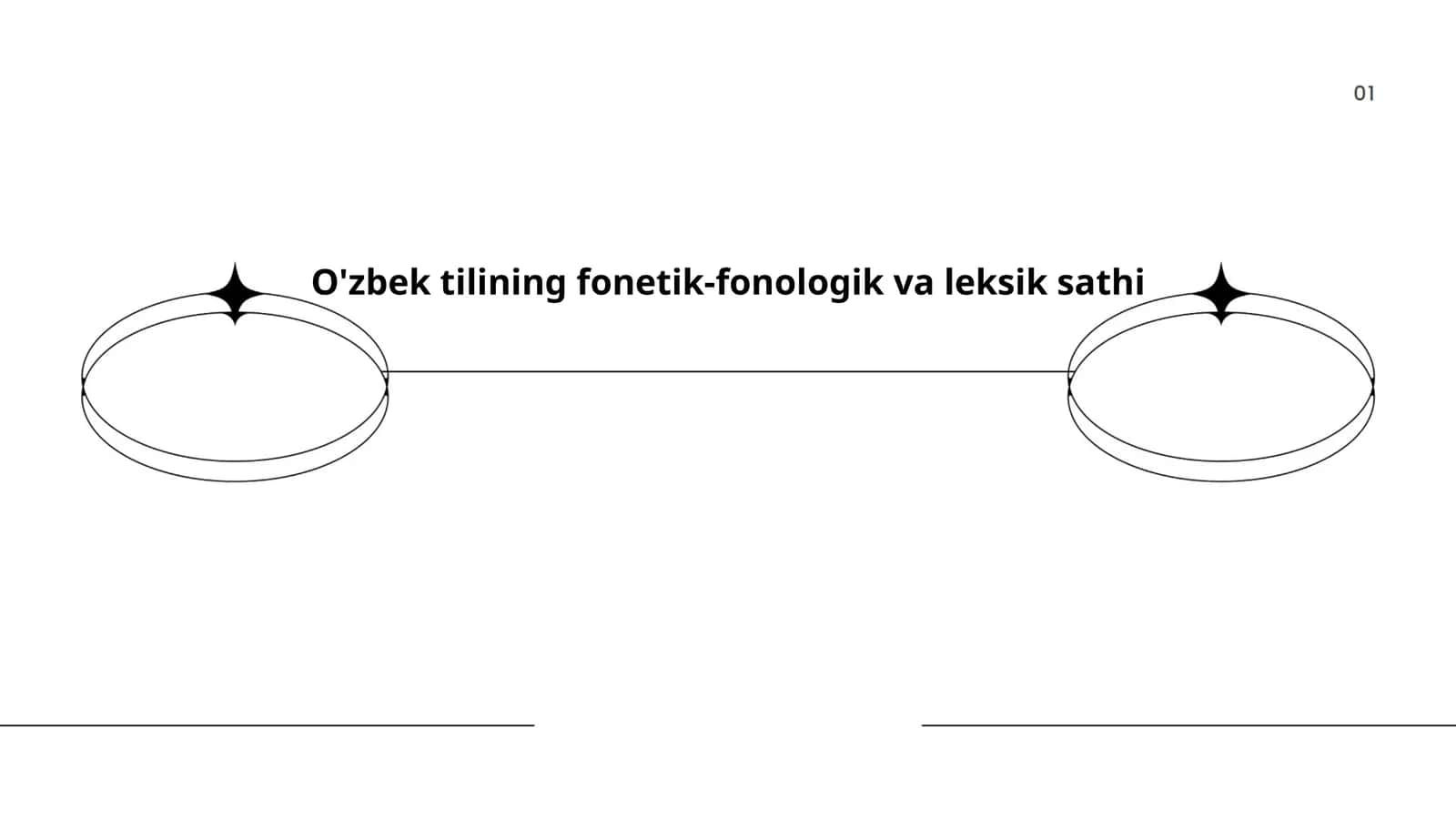 O'zbek tilining fonetik-fonologik va leksik sathi
