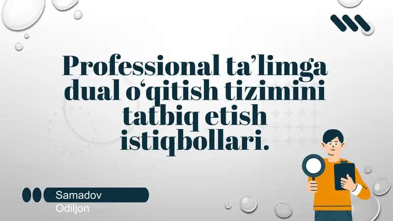 Dual Ta’lim Tizimi