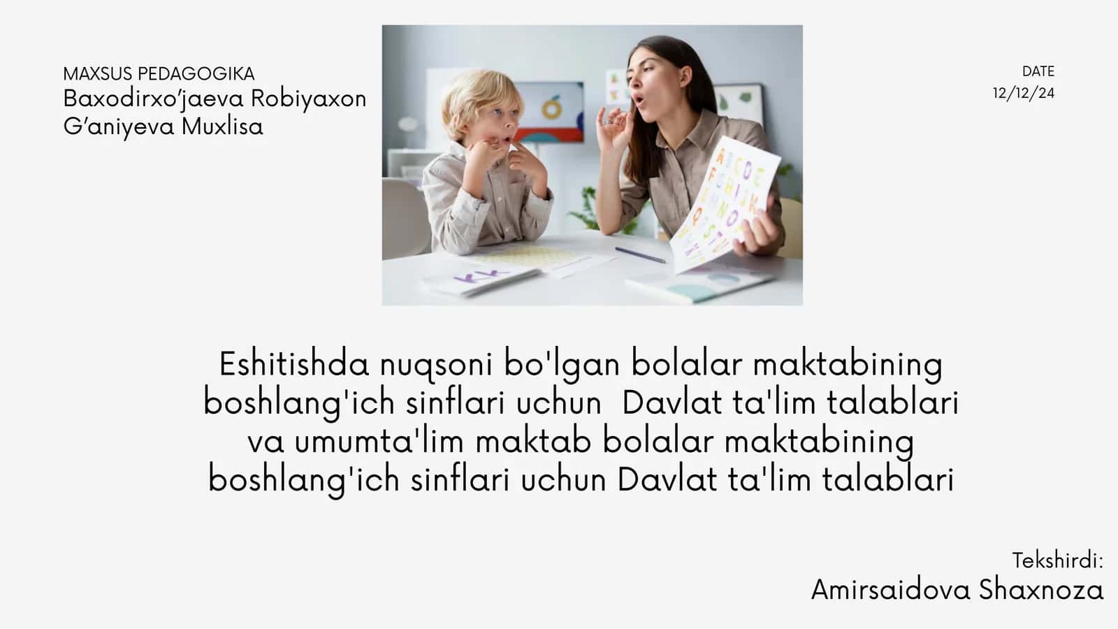 MAXSUS PEDAGOGIKA