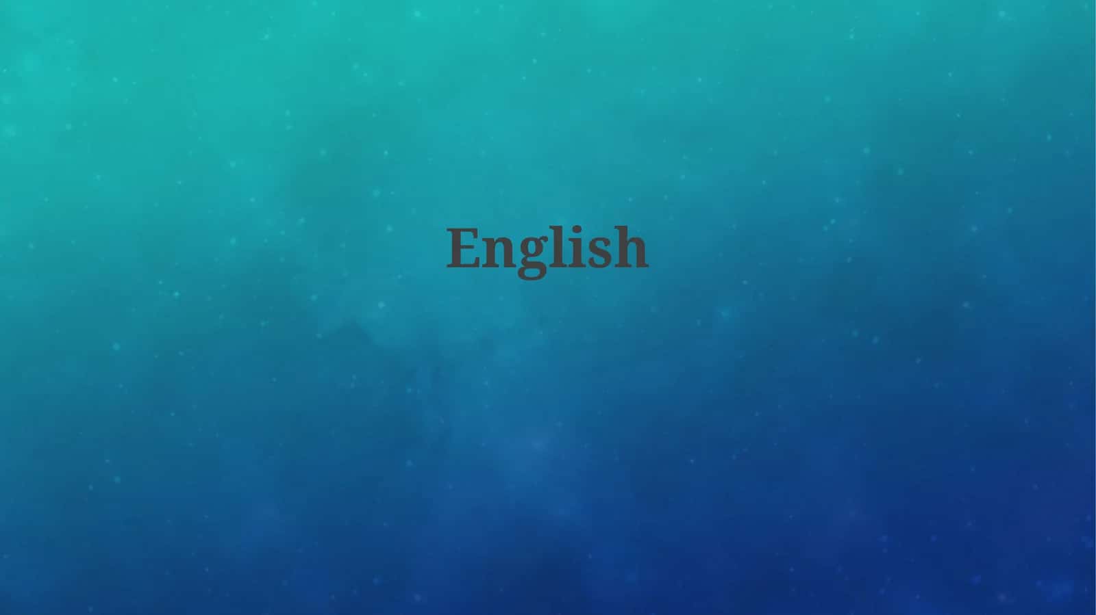 The Global Reach of English