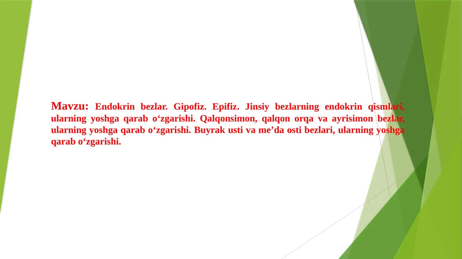 Endokrin bezlar
