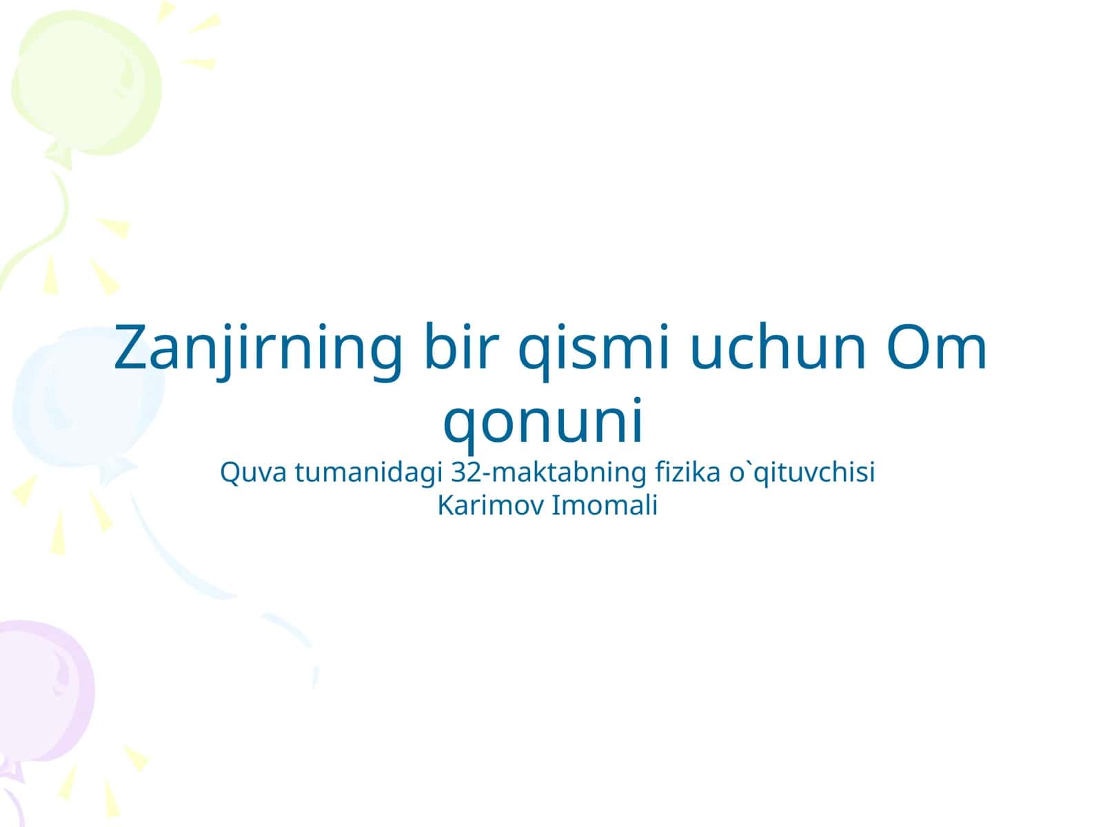 Om qonuni