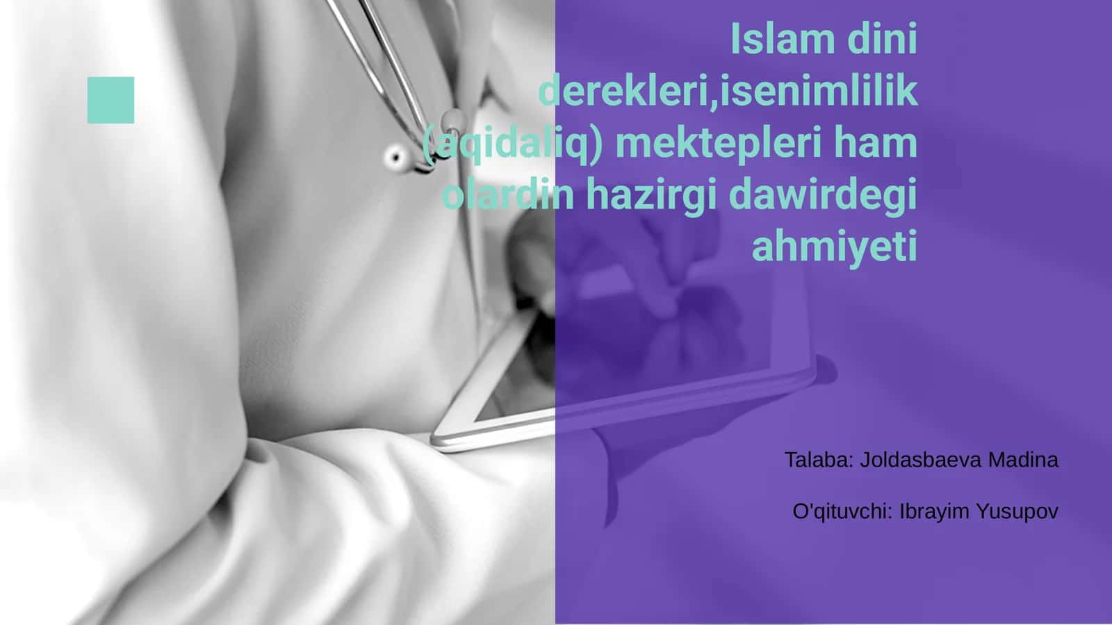 İslam dini derekleri ve isenimlilik (aqidaliq) mektepleri