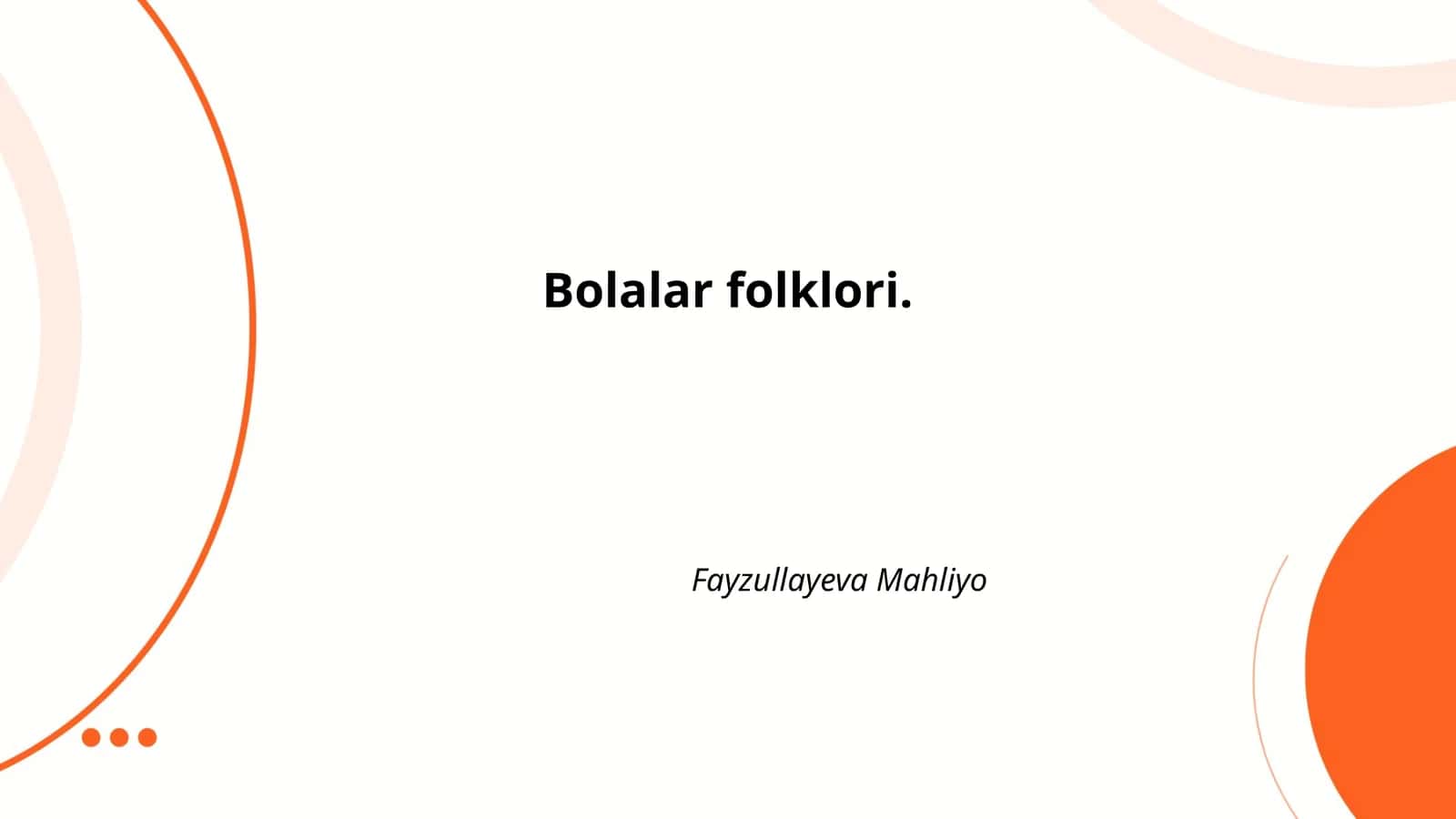 Bolalar folklori