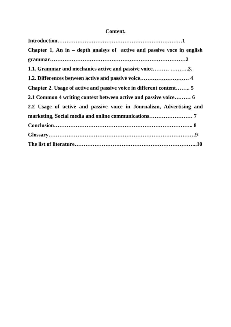 An in – depth analsys of active and passive voce in english grammar