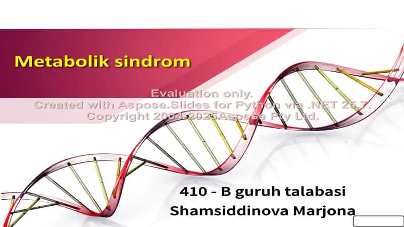 Metabolik sindrom