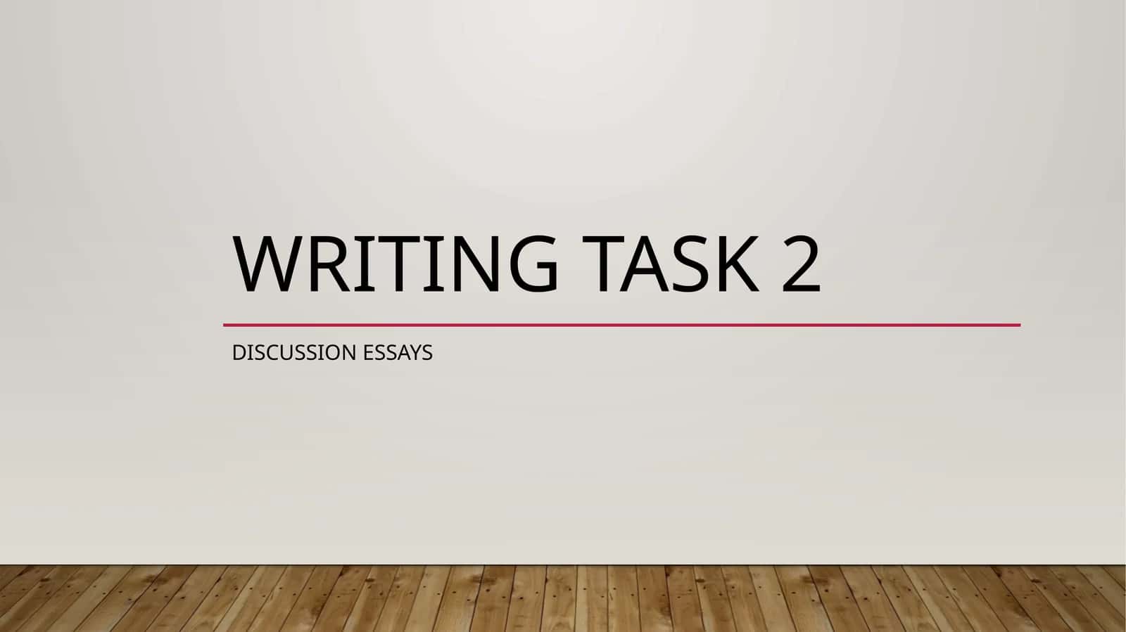 Writing task 2