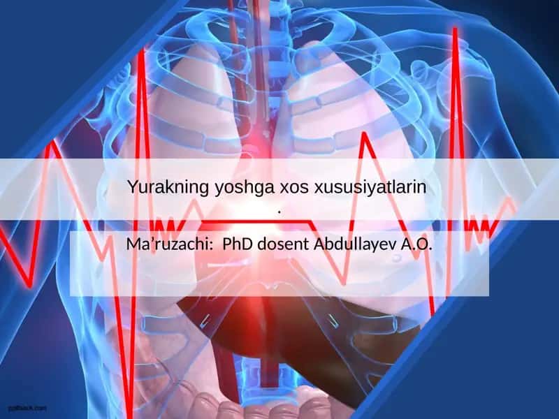 Yurakning yo‘shg‘a xususiyatlarini