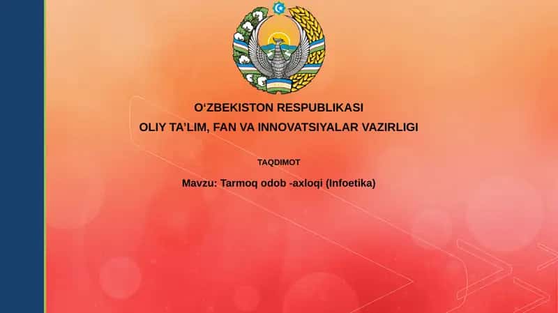 Tarmoqodob-axloqi(Infoetika)
