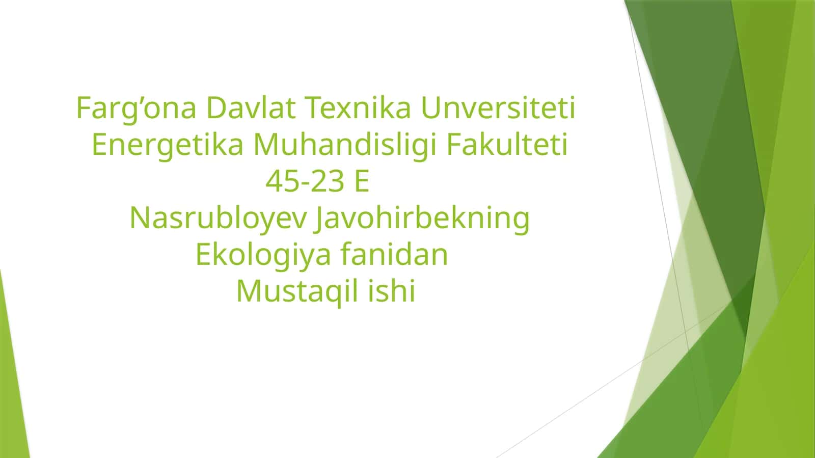 Planetamizni isib borishining sabablari