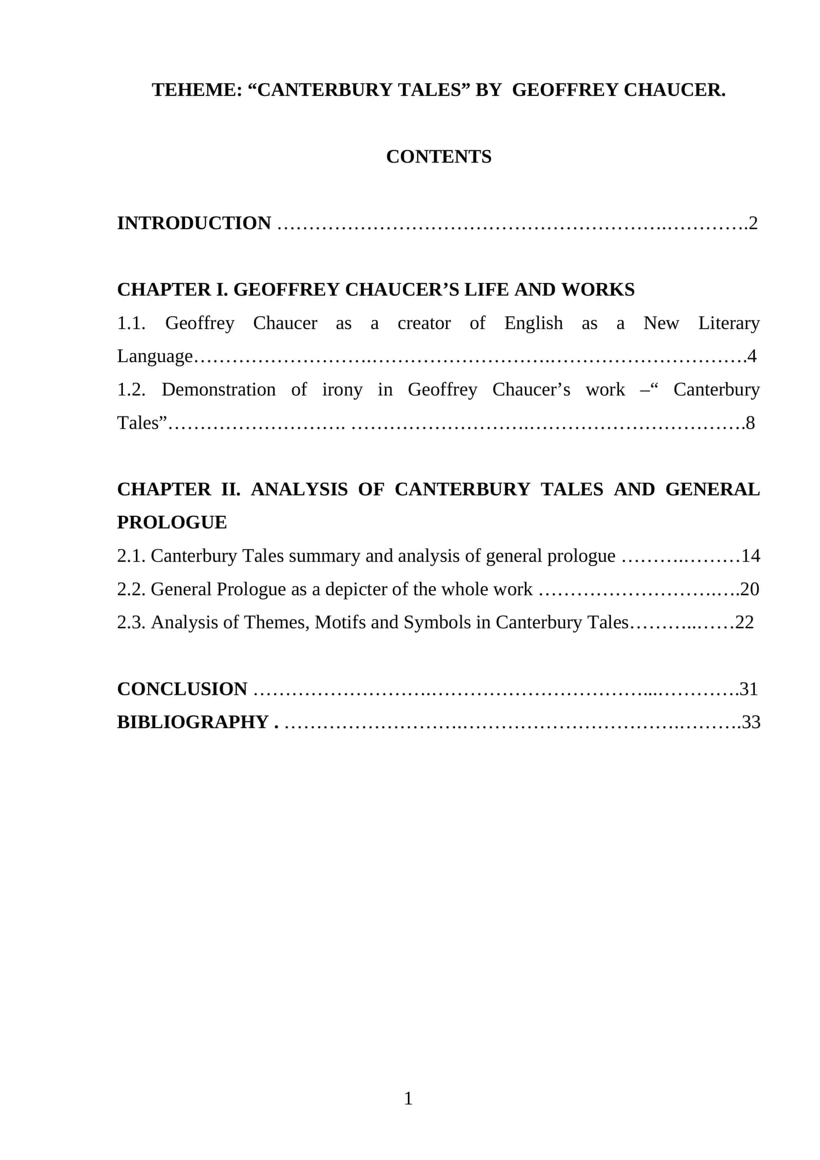 Canterbury tales by Geoffrey Chaucer