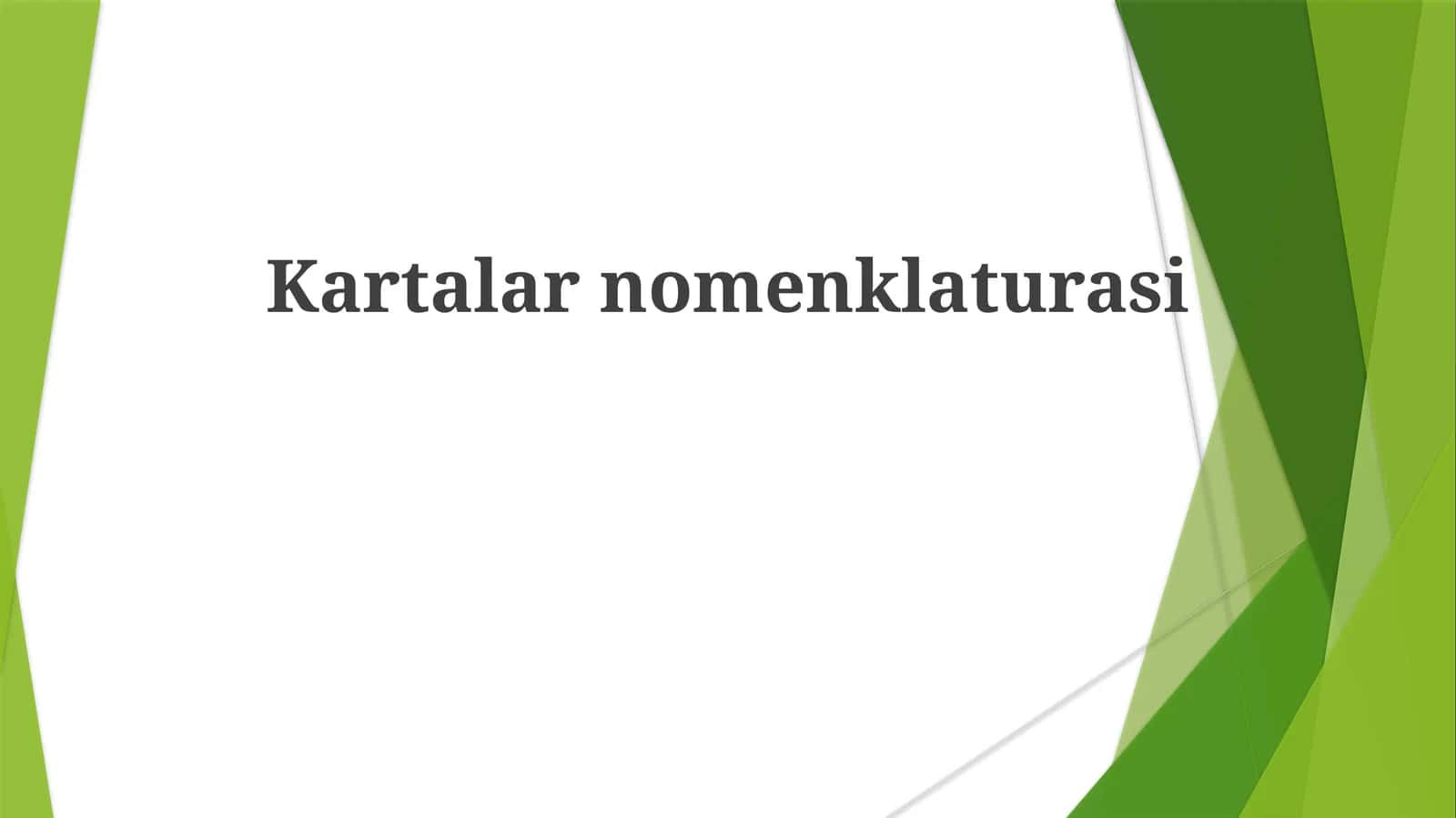 Kartalarnomenklaturasi