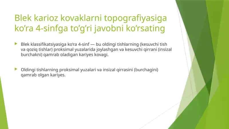 Blek karioz kovaklar