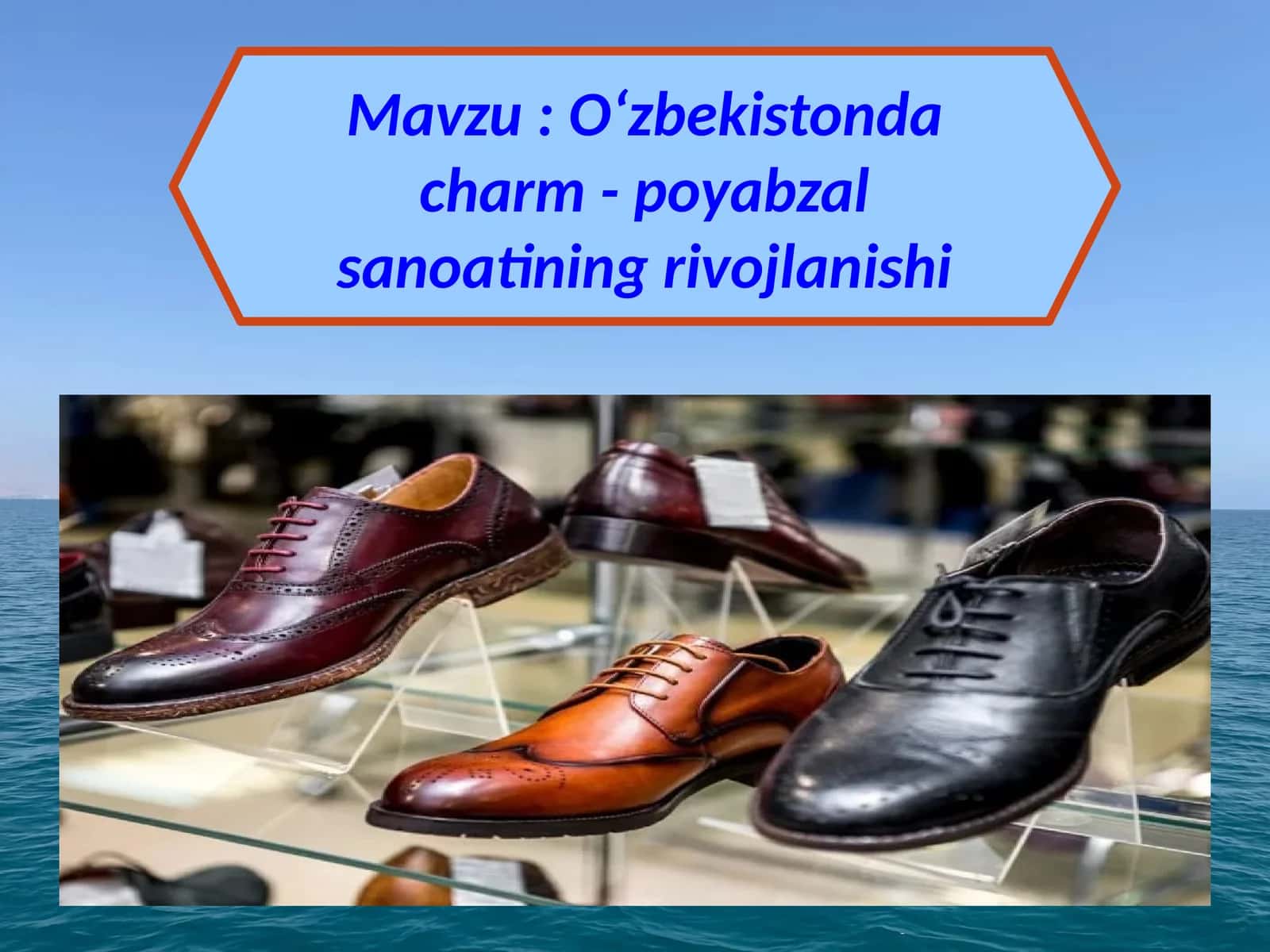 O‘zbekistondacharm-poyabzalsanoatiningrivojlanishi
