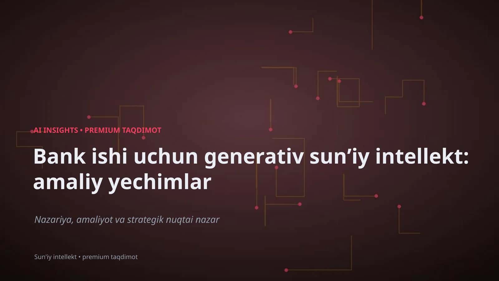 AI INSIGHTS • PREMIUM TAQDIMOT