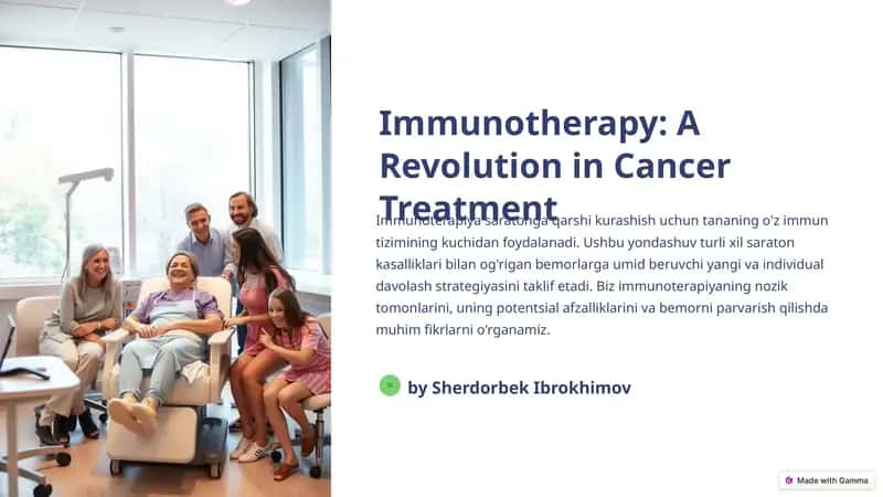 Saraton immunoterapiyasi