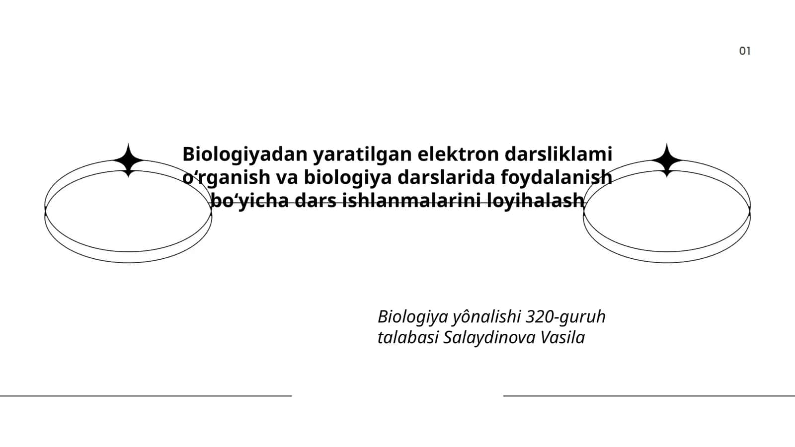 Biologiyadan yaratilgan elektron darsliklar