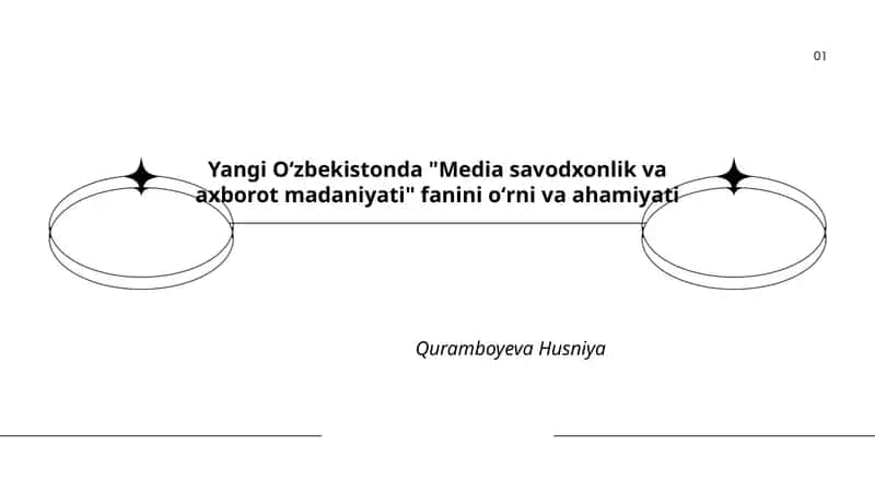 Media savodxonlik va axborot madaniyati