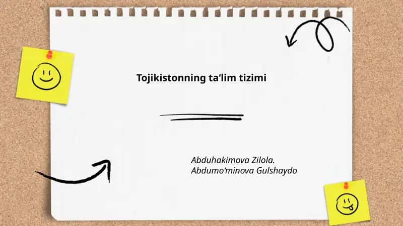 Tojikistonning ta‘lim tizimi