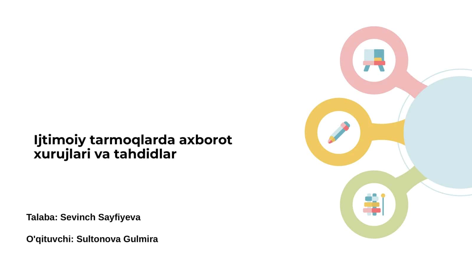 Ijtimoiy tarmoqlarda axborot xavfsizligi