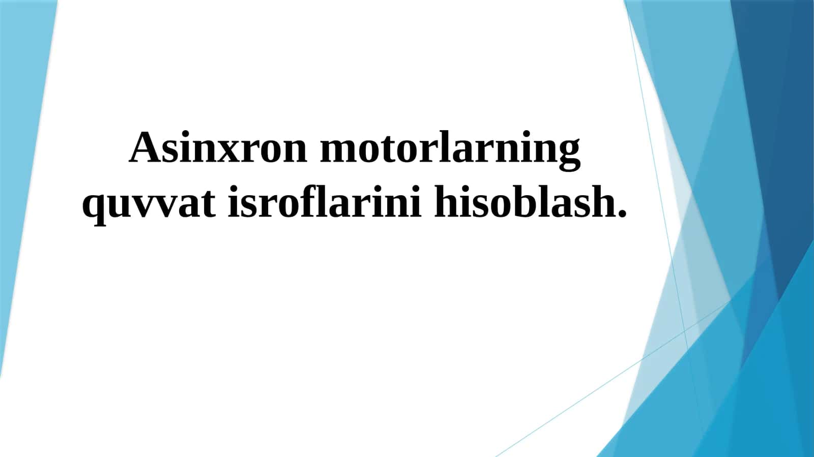 Asinxronmotorlar
