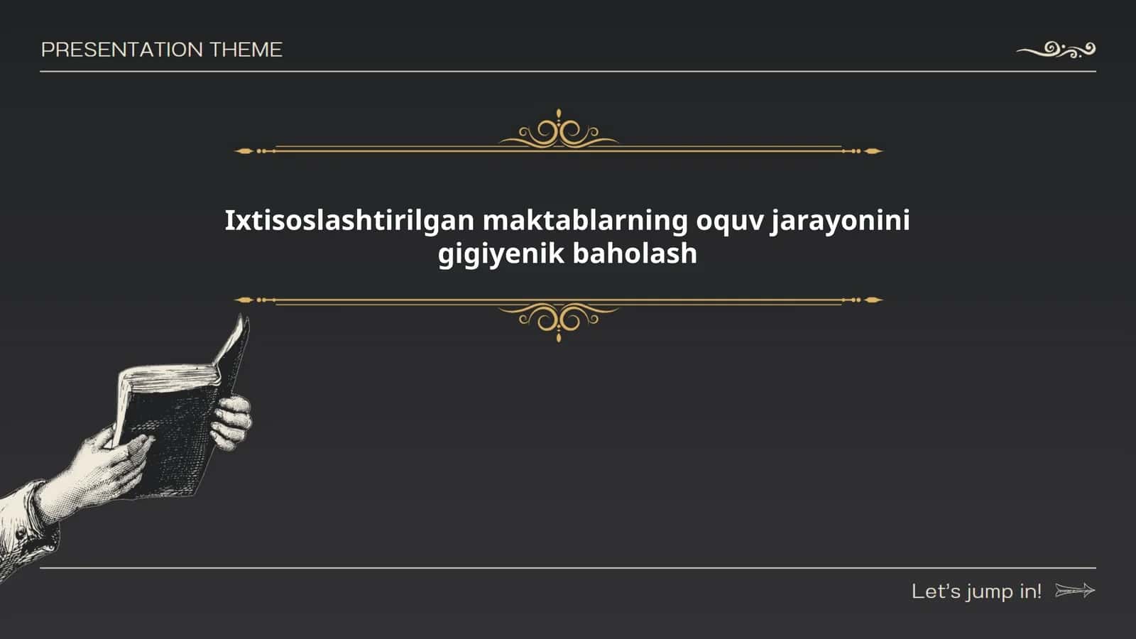 Ixtisoslashtirilgan maktablarning oquv jarayonini gigiyenik baholash Ergasheva Iroda