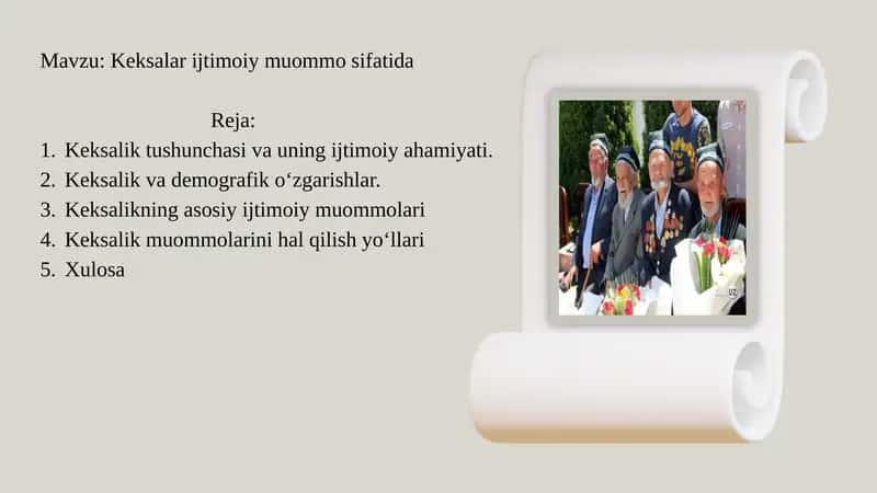 Keksalar ijtimoiy muommo sifatida