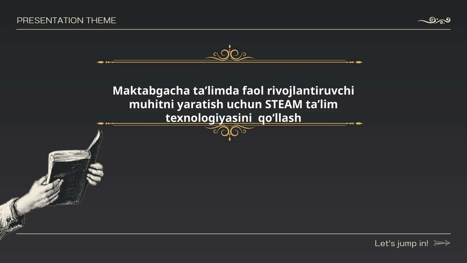 Maktabgacha taʼlimda faol rivojlantiruvchi muhitni yaratish uchun STEAM taʼlim texnologiyasini qoʻllash