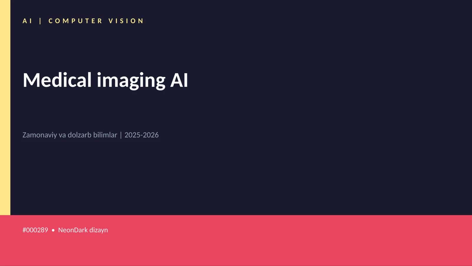 Medical imaging AI