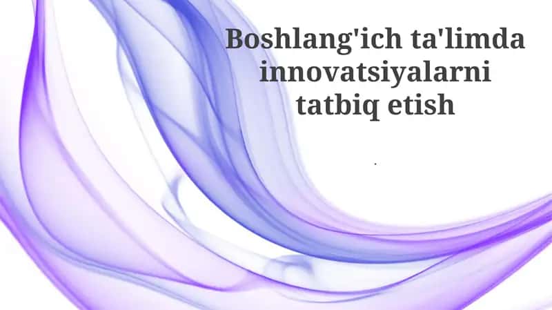 Innovatsion Pedagogika