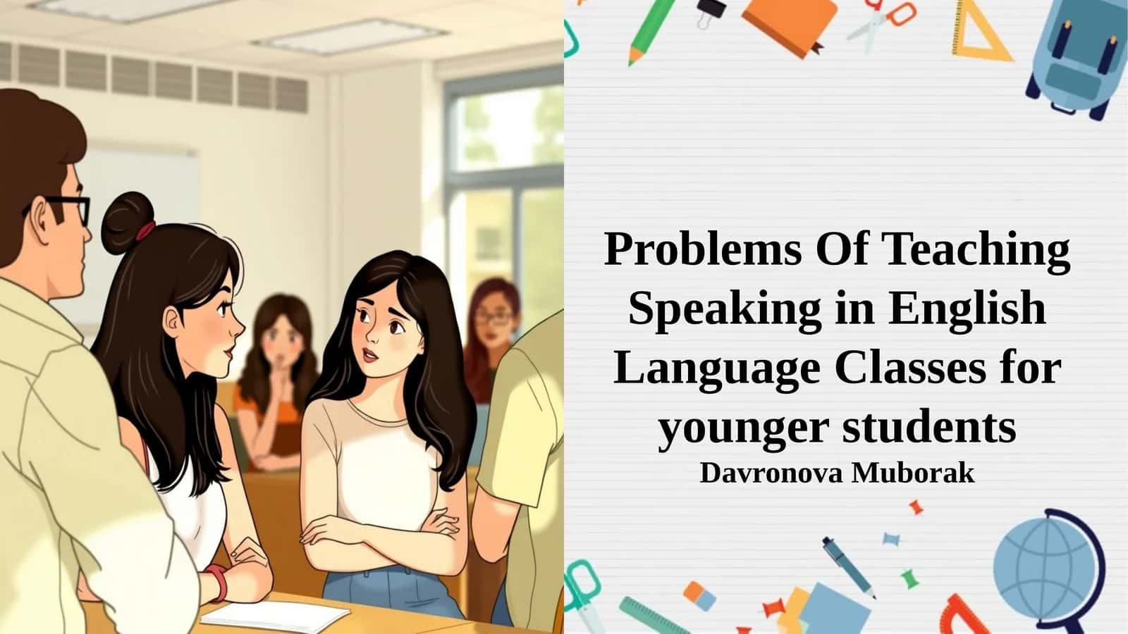 Problems Of Teaching Speaking in English Language Classes for younger students