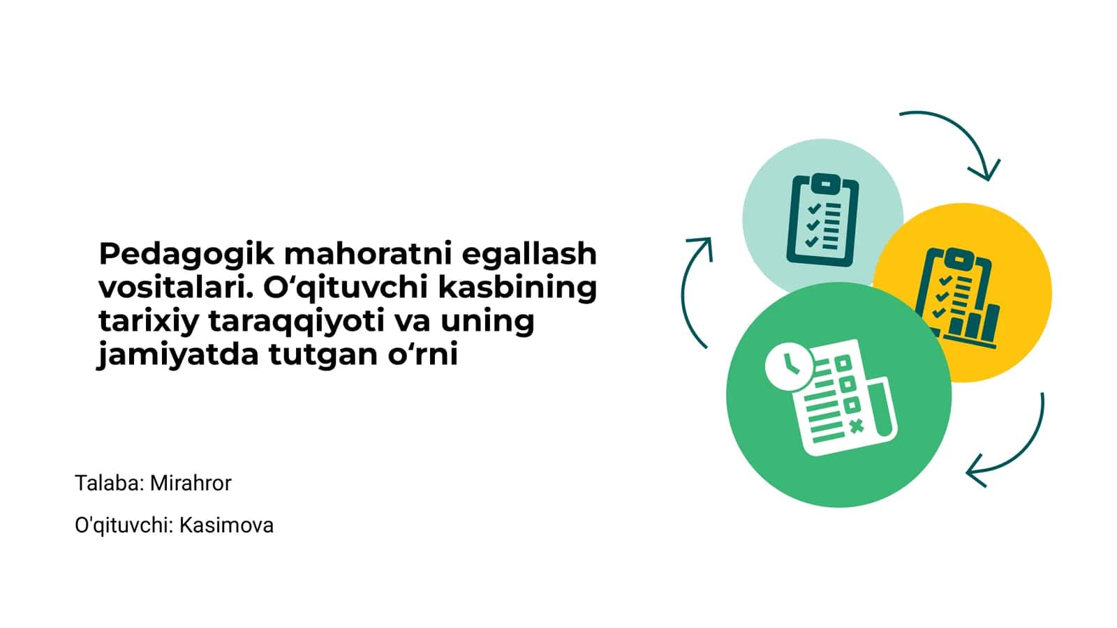 Pedagogik mahoratni egallash vositalari