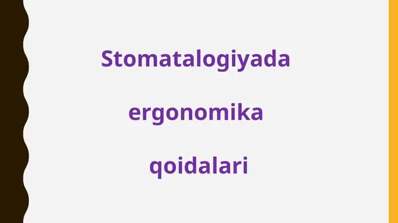 ERGONOMIKA