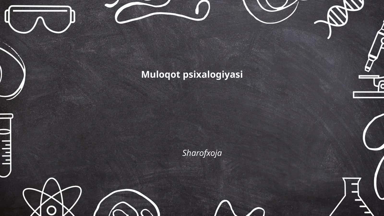 Muloqot psixalogiyasi
