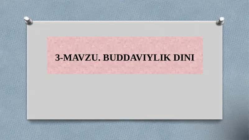 Buddaviylik Dini